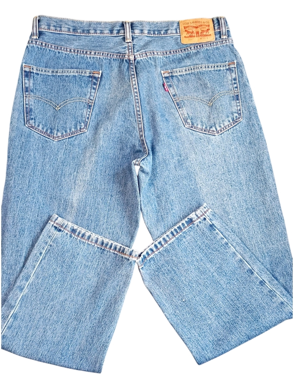 Levi's Men's Light Blue Straight Jeans - Picture 5 of 6